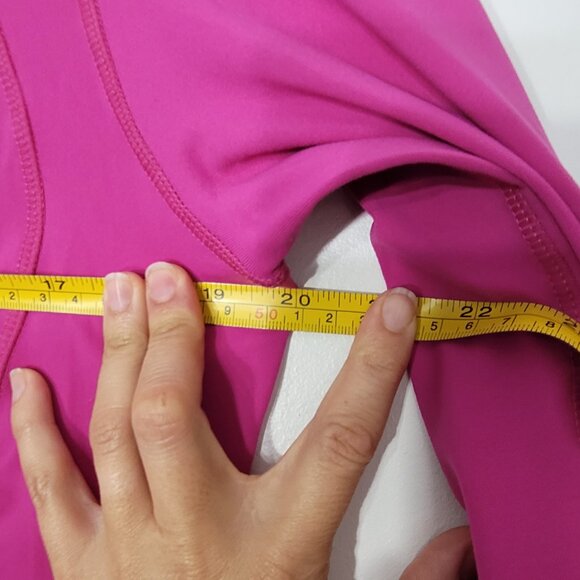 Surin Women Pink High Collar Full-Zip Lightweight Athletic Shirt Jacket Size XL - Picture 12 of 13